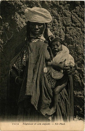 Cpa algeria 101 negresse - negresse, et