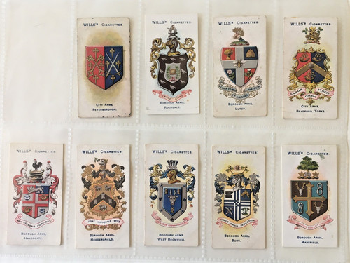 Wills cigarette cards - cards, 'borough