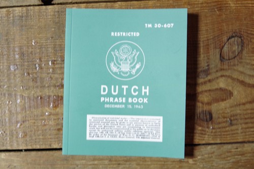 607 dutch phrase book - tm, 30-607