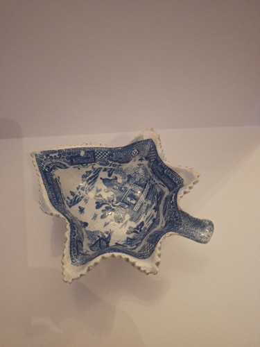 Antico piatto sottaceto blu - sottaceto,