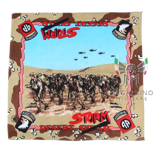 Foulard sciarpa militare 82nd - sciarpa,
