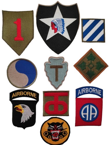 Lot patches 82nd 101st - 82nd,